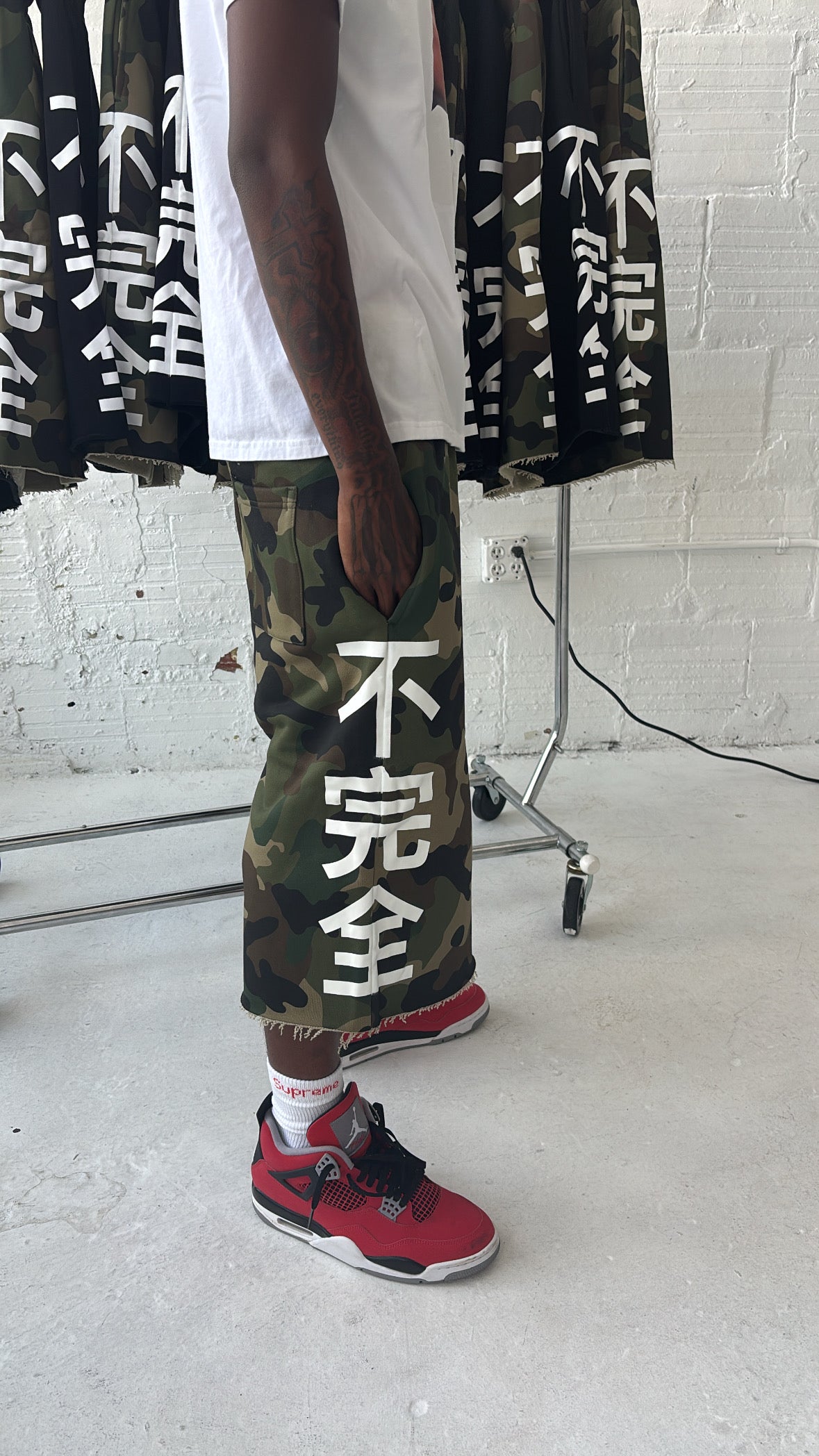 CAMO IMPERFECTION SHORTS