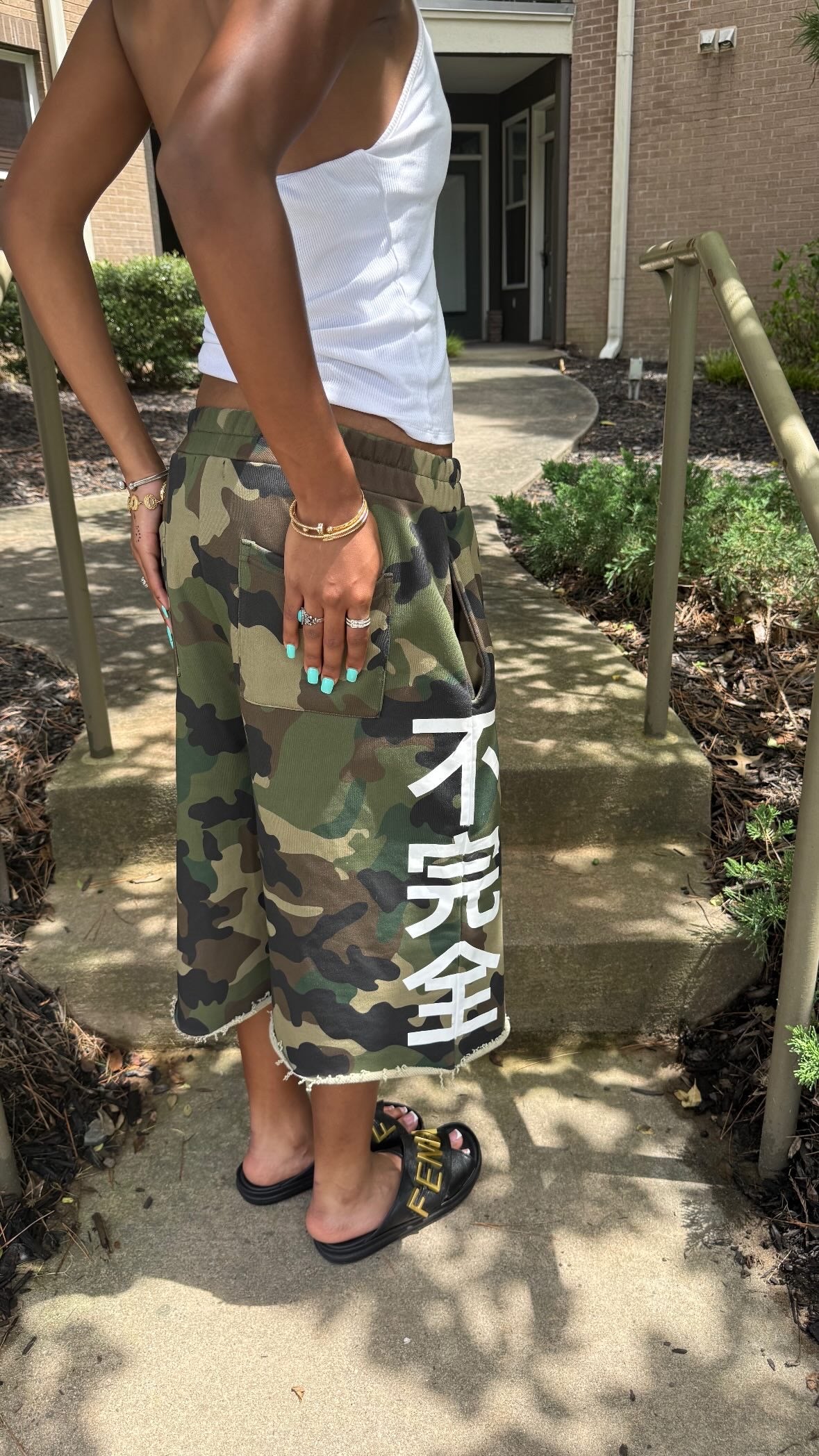 CAMO IMPERFECTION SHORTS